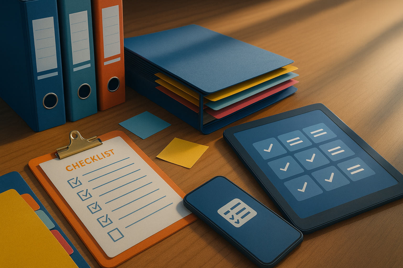 Classement, checklists & kanban